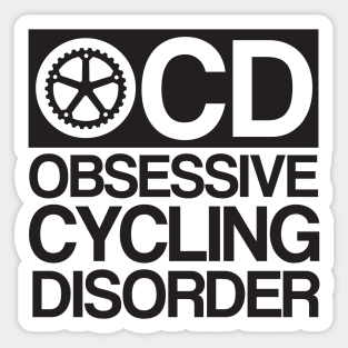 OCD obsessive cycling disorder Sticker